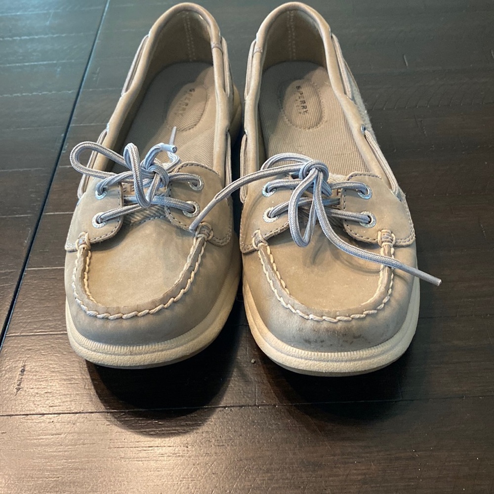 Woman Sperry loafers